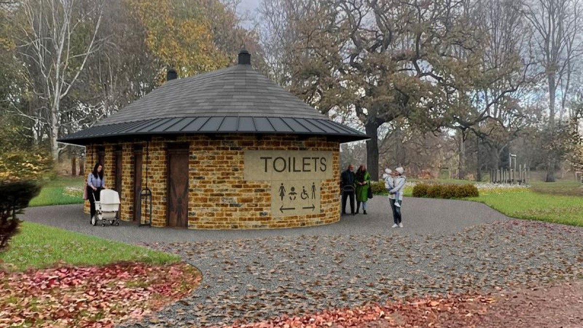 Proposed new public toilets at Abington Park